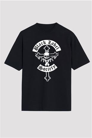 Black Label Society Siyah Unisex Oversize Tişört T-Shirt