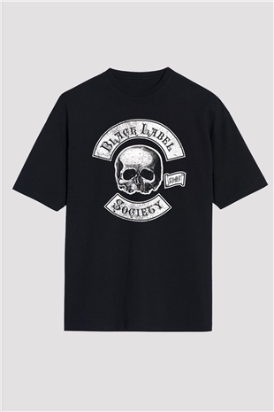 Black Label Society Siyah Unisex Oversize Tişört T-Shirt
