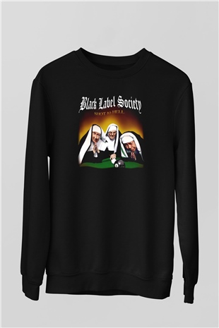 Black Label Society Siyah Unisex Sweatshirt
