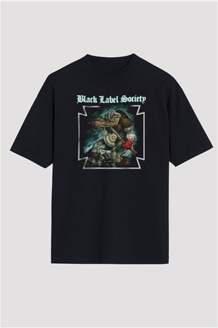 Black Label Society Siyah Oversize Tişört Oversize T-shirt - TişörtFabrikası