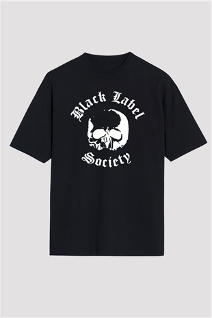 Black Label Society Siyah Oversize Tişört Oversize T-shirt - TişörtFabrikası