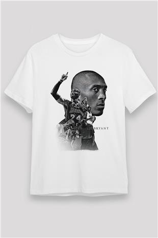 Black Mamba Baskılı Unisex Beyaz Tişört - Tshirt