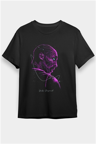 Black Mamba Baskılı Unisex Siyah Tişört - Tshirt