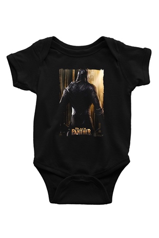 Black Panther Siyah Bebek Body - Zıbın