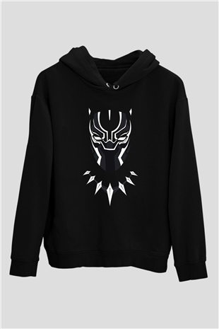 Black Panther Siyah Unisex Hoodie