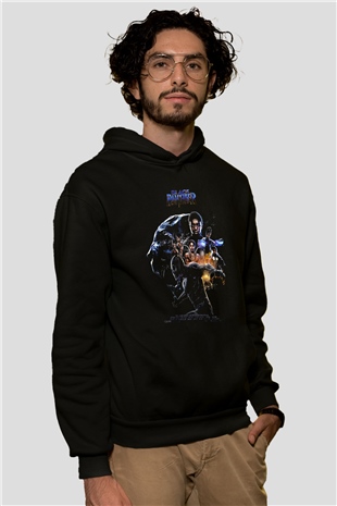 Black Panther Siyah Unisex Hoodie