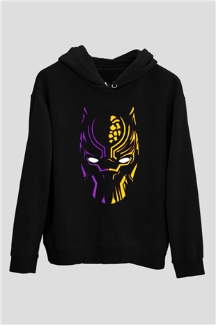 Black Panther Siyah Unisex Hoodie