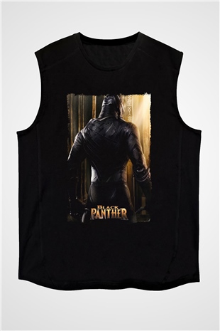 Black Panther Siyah Unisex Kolsuz Tişört