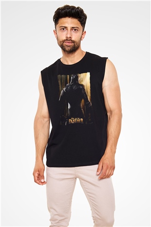 Black Panther Siyah Unisex Kolsuz Tişört