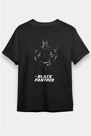 Black Panther Siyah Unisex Tişört T-Shirt