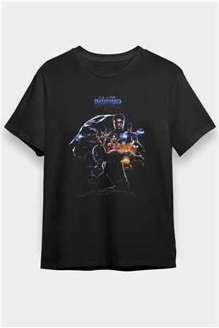 Black Panther Siyah Unisex Tişört T-Shirt