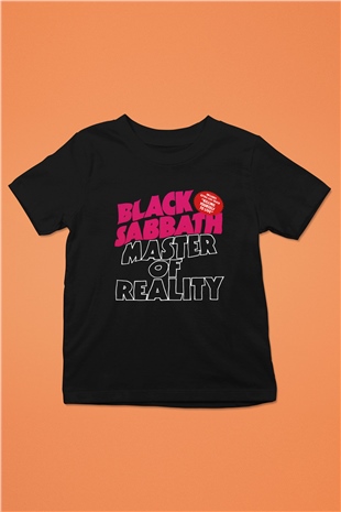Black Sabbath Baskılı Siyah Unisex Çocuk Tişört
