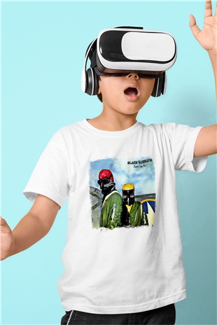 Black Sabbath Baskılı Unisex Beyaz Çocuk Tişört