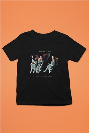 Black Sabbath Baskılı Unisex Siyah Çocuk Tişört