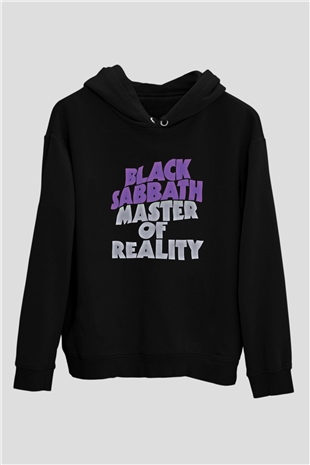 Black Sabbath Baskılı Unisex Siyah Hoodie