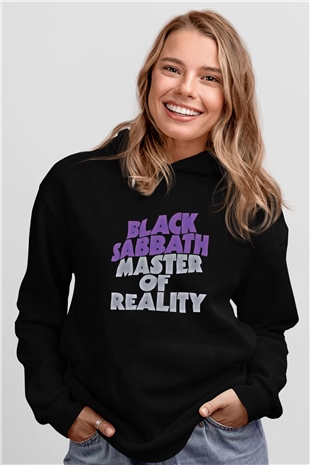 Black Sabbath Baskılı Unisex Siyah Hoodie