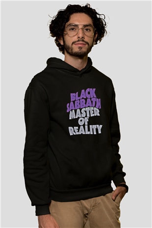 Black Sabbath Baskılı Unisex Siyah Hoodie