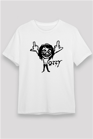 Black Sabbath Beyaz Unisex Tişört T-Shirt - TişörtFabrikası
