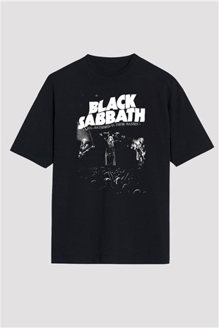 Black Sabbath Gathered İn Their Masses Siyah Oversize Tişört Oversize T-shirt - TişörtFabrikası