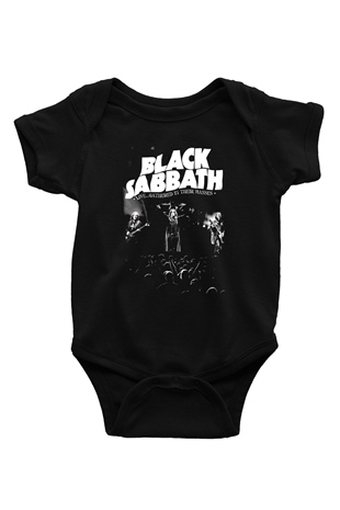 Black Sabbath Gathered İn Their Masses Siyah Bebek Body - Zıbın