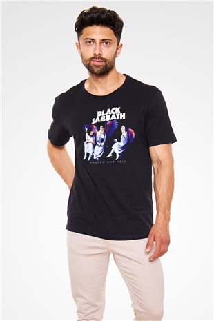 Black Sabbath Heaven And Hell Siyah Unisex Tişört T-Shirt - TişörtFabrikası
