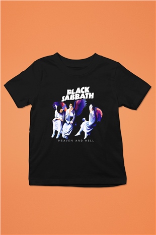 Black Sabbath Heaven And Hell Siyah Unisex Çocuk Tişört