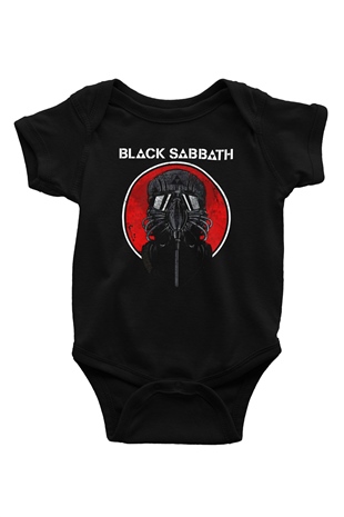 Black Sabbath Siyah Bebek Body - Zıbın