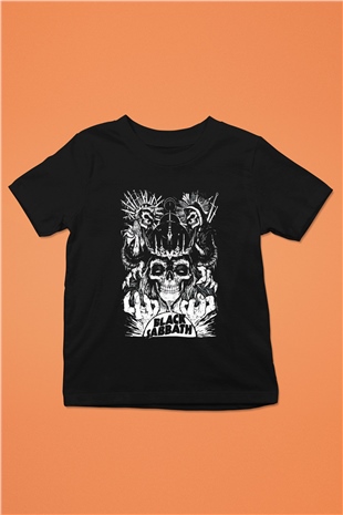 Black Sabbath Siyah Unisex Çocuk Tişört
