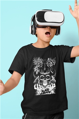 Black Sabbath Siyah Unisex Çocuk Tişört