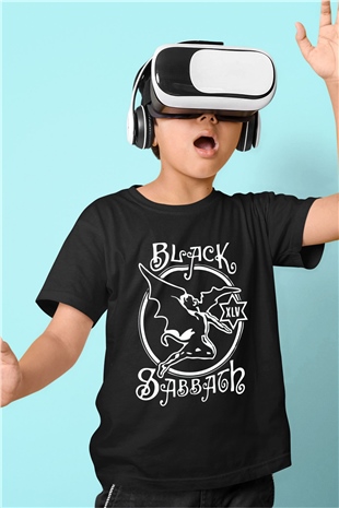 Black Sabbath Siyah Unisex Çocuk Tişört