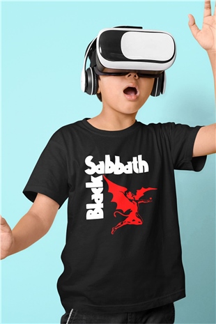 Black Sabbath Siyah Unisex Çocuk Tişört