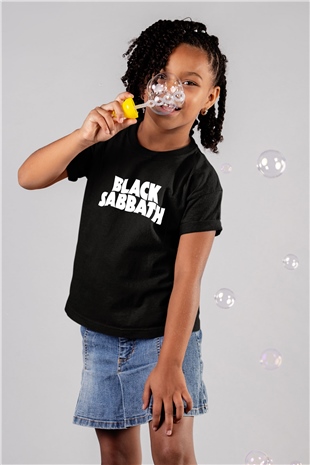 Black Sabbath Siyah Unisex Çocuk Tişört