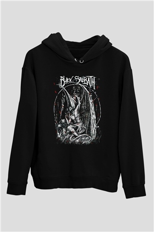 Black Sabbath Siyah Unisex Kapüşonlu Sweatshirt