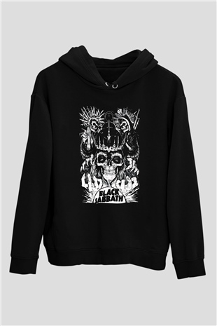 Black Sabbath Siyah Unisex Kapüşonlu Sweatshirt