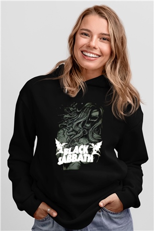 Black Sabbath Siyah Unisex Kapüşonlu Sweatshirt