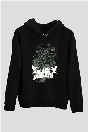 Black Sabbath Siyah Unisex Kapüşonlu Sweatshirt