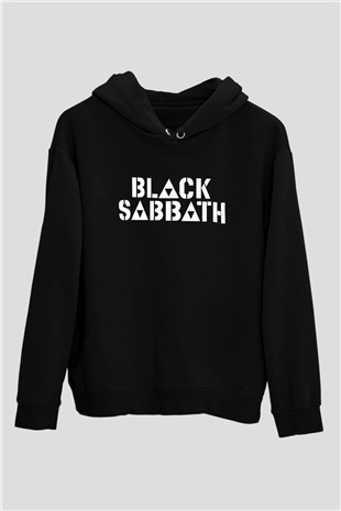 Black Sabbath Siyah Unisex Kapüşonlu Sweatshirt