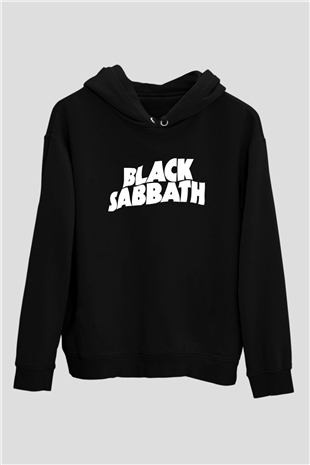 Black Sabbath Siyah Unisex Kapüşonlu Sweatshirt