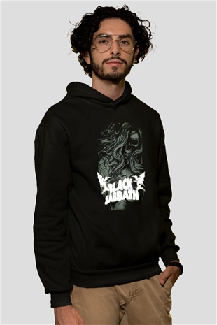 Black Sabbath Siyah Unisex Kapüşonlu Sweatshirt
