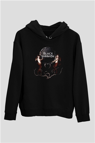 Black Sabbath Siyah Unisex Kapüşonlu Sweatshirt