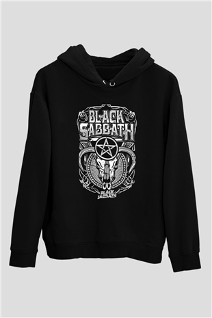 Black Sabbath Siyah Unisex Kapüşonlu Sweatshirt