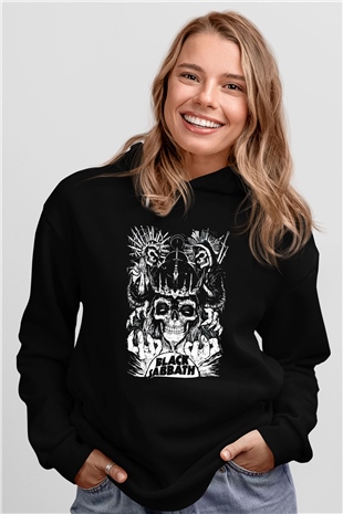 Black Sabbath Siyah Unisex Kapüşonlu Sweatshirt