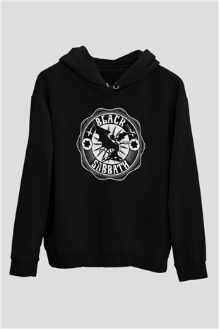 Black Sabbath Siyah Unisex Kapüşonlu Sweatshirt