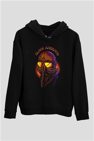 Black Sabbath Siyah Unisex Kapüşonlu Sweatshirt