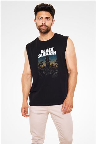Black Sabbath Siyah Unisex Kolsuz Tişört