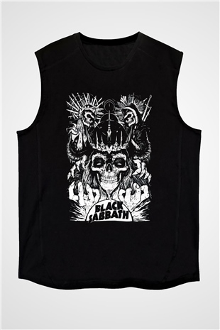 Black Sabbath Siyah Unisex Kolsuz Tişört