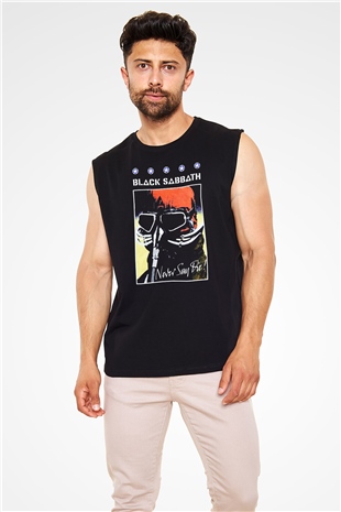 Black Sabbath Siyah Unisex Kolsuz Tişört