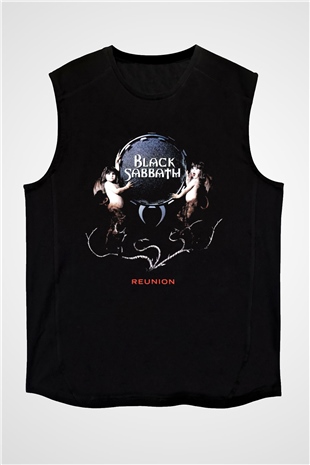 Black Sabbath Siyah Unisex Kolsuz Tişört