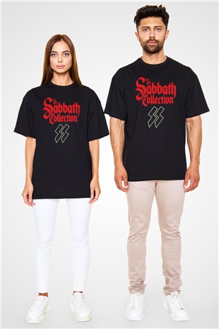 Black Sabbath Siyah Unisex Oversize Tişört T-Shirt