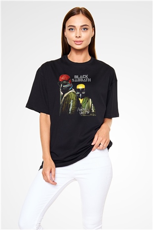 Black Sabbath Siyah Unisex Oversize Tişört T-Shirt